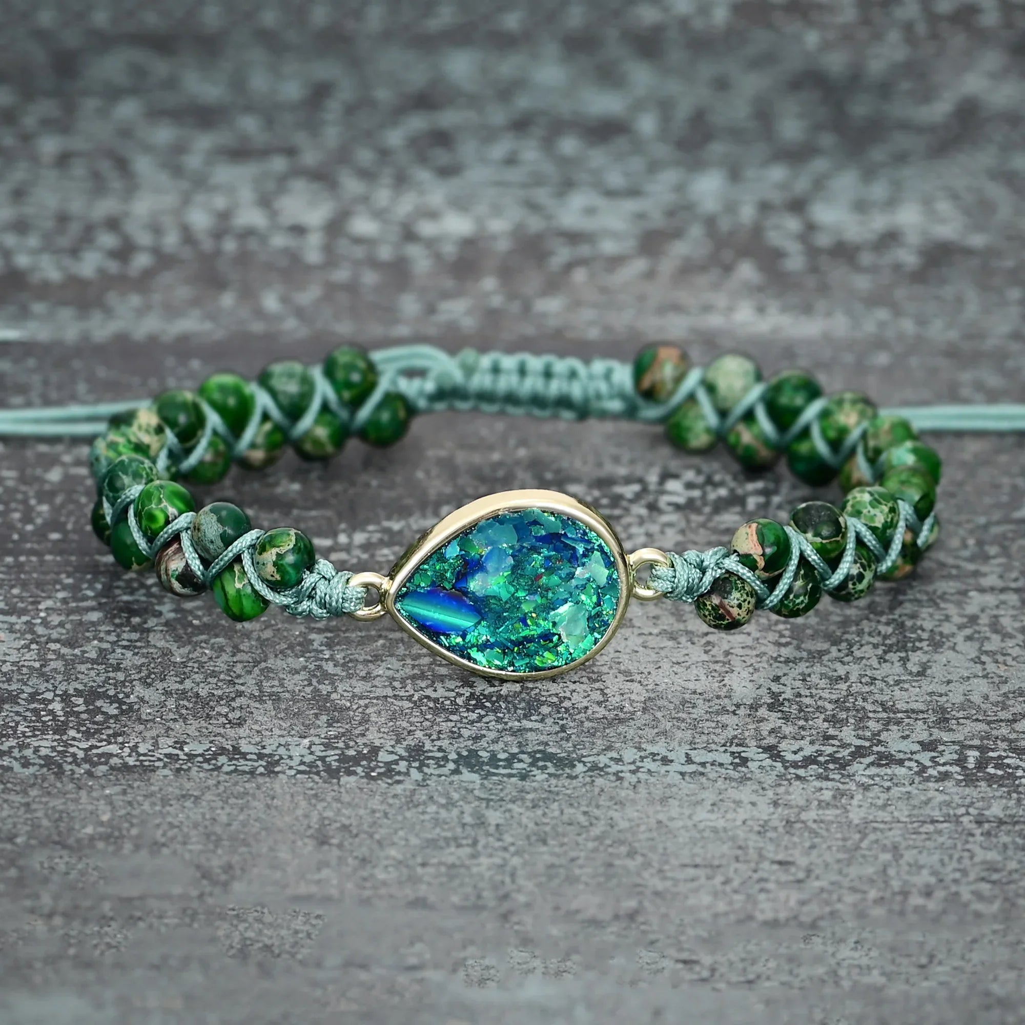 Opal Essenz Naturstein-Armband