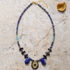 Azurblaue Gelassenheit Halskette aus Türkis und Lapislazuli
