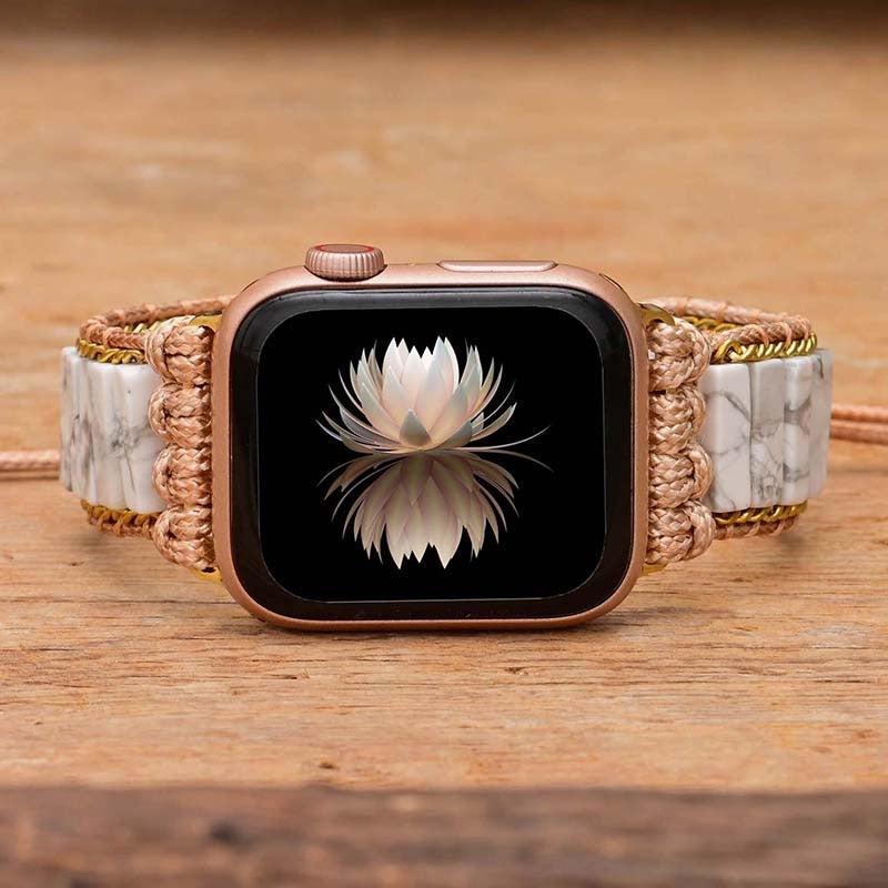 Inspirierter Ausdruck Howlith Apple Watch Uhrenarmband