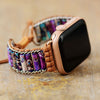 Himmlische Essenz Smartwatch-Armband aus lila Jaspis