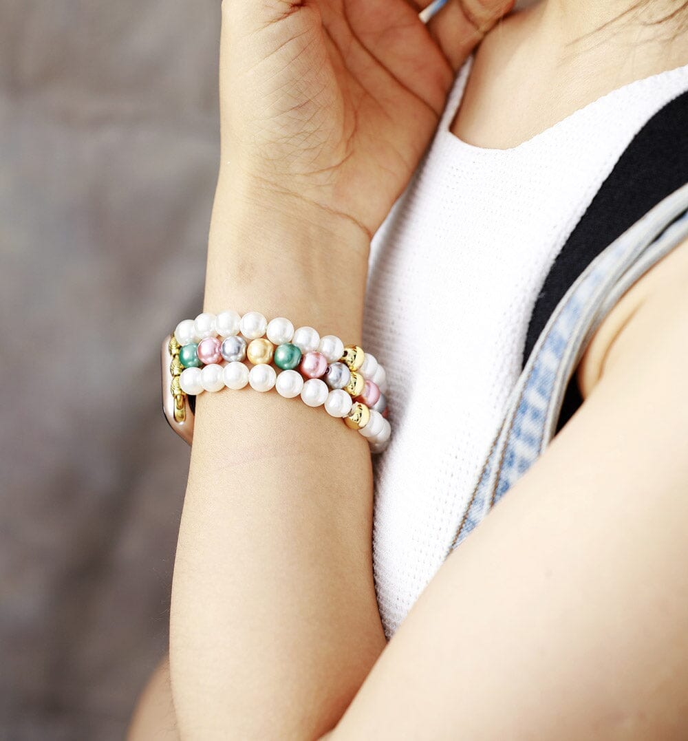 Himmlische Essenz Smartwatch-Armband mit Perlen