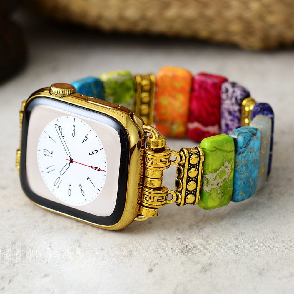Harmonie Chakra Smartwatch-Armband aus Jaspis