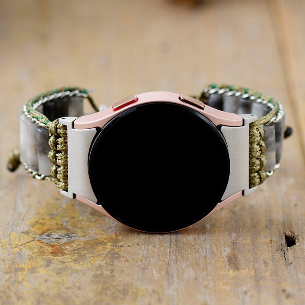 Ewige Kraft Natürliches Edelsteinarmband Für Samsung Galaxy Smart Watch 4