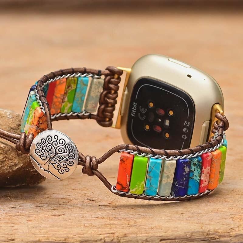Chakra-Ausgleich Fitbit-Uhrenarmband Mit Kaiserstein