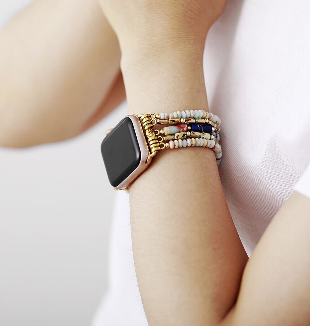 Chakra Symphonie Smartwatch-Armband mit Jade